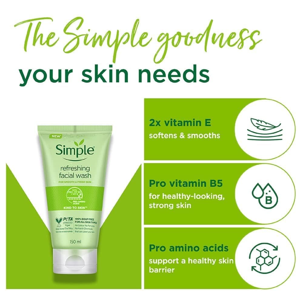 Simple Kind to Skin Refreshing Face Wash product image