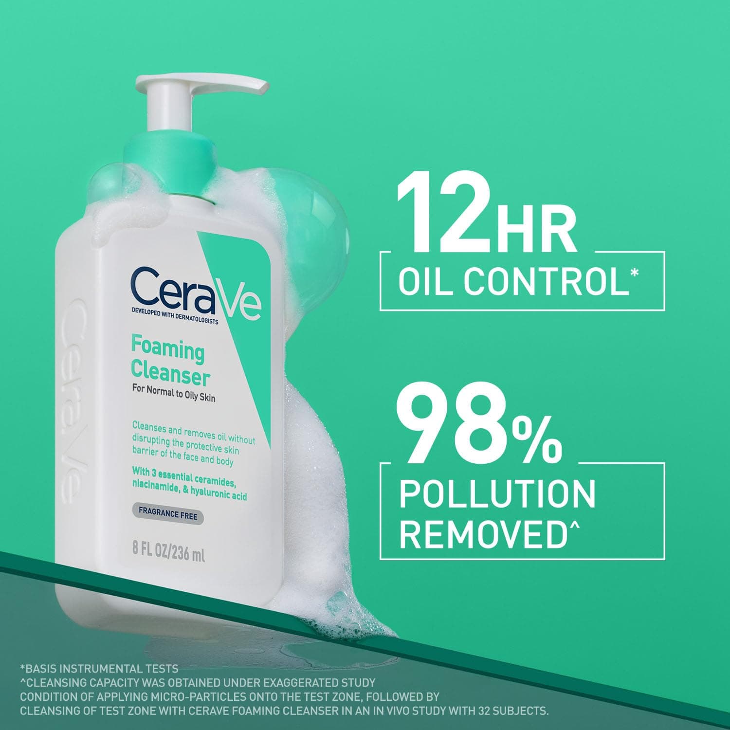 CeraVe Foaming Facial Cleanser product image
