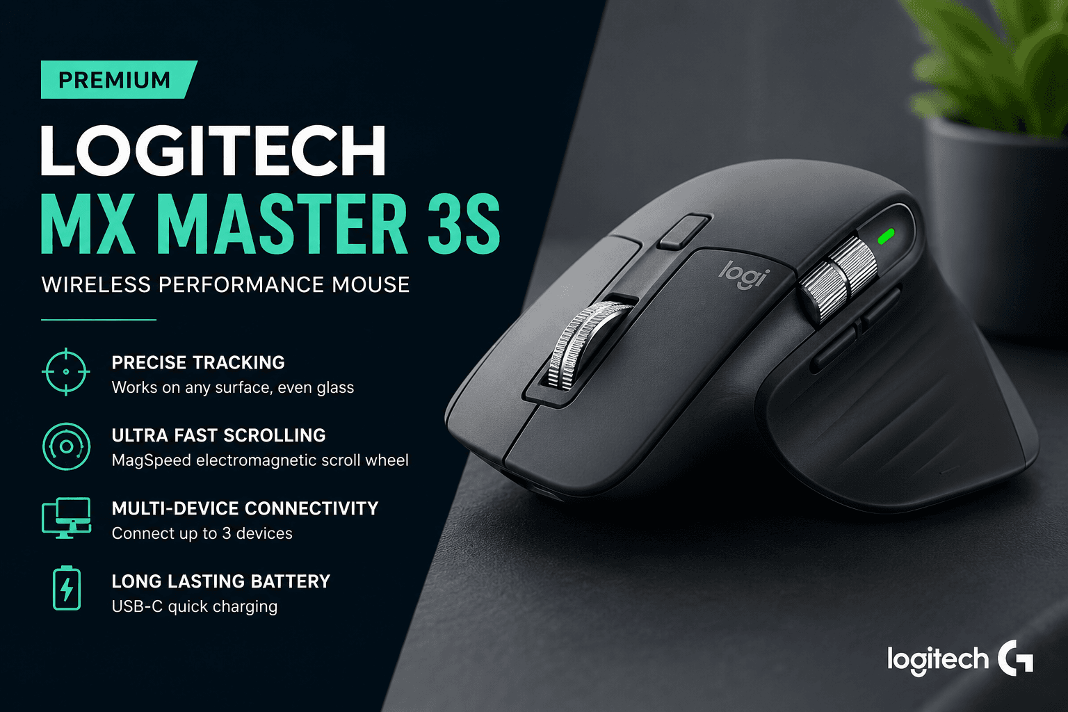 Logitech MX Master 3S Review: Premium Productivity Mouse