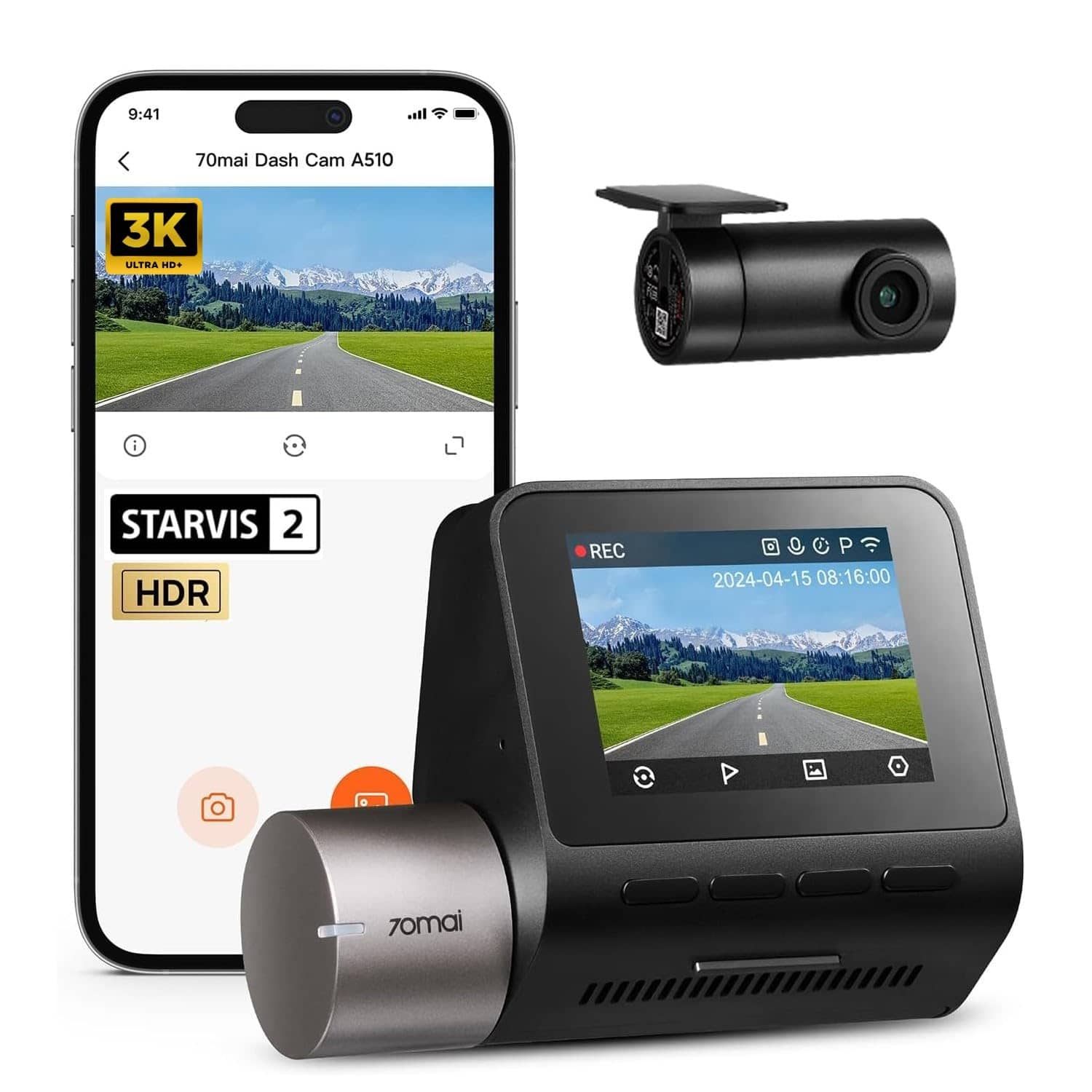 70mai A510 HDR Dash Cam product image